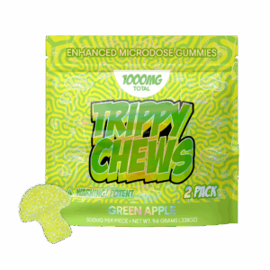 Green Apple Trippy Chews 2 Count