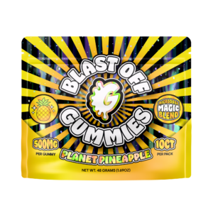 Planet Pineapple Blast Off Gummies 10 Count