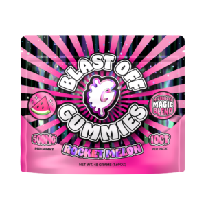 Rocket Melon Blast Off Gummies 10 Count